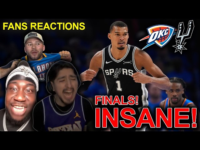 NBA fans reaction to Spurs ELIMINATING the OKC Thunder 😭 GAME 7