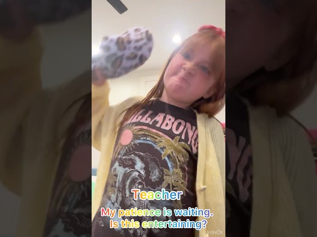 ADLEY made this Funny Teacher POV for Back to School.. lol