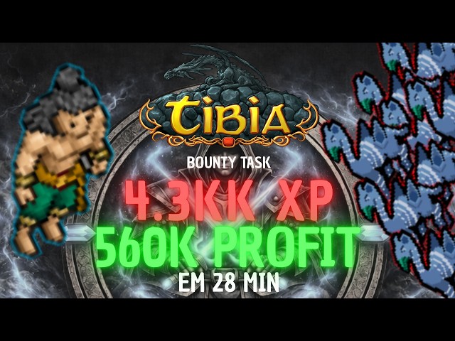 BOUNTY TASK | 343 BLUEBEAK - 4.3KK EXP (200%) | 560K+ PROFIT - 28 MIN | 590+ MONK SOLO
