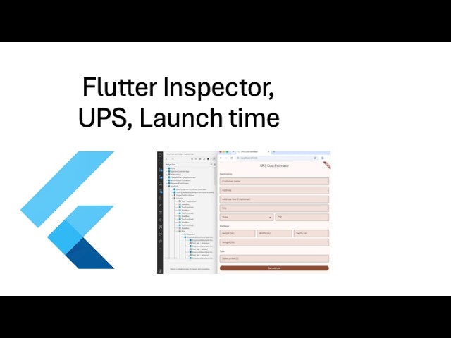 Calculating UPS shipping cost with Flutter - intermediate level