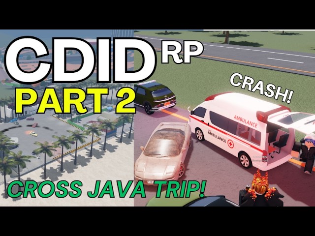 (PART 2) Roadtrip Gone Wrong! Cross Java Trip CDID RP Part 2. (Roblox) Car Driving Indonesia #cdid
