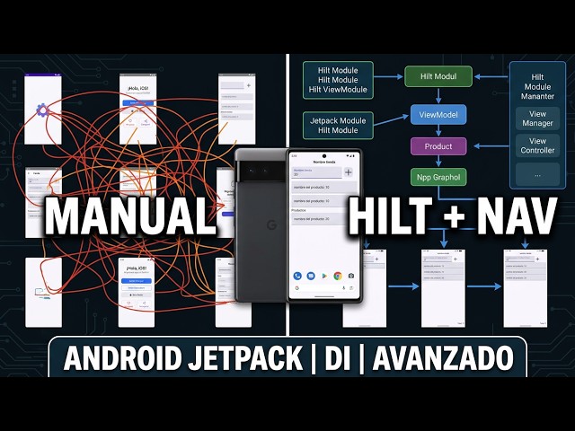 Parte 3 de navegación y diseño de aplicaciones para app punto de venta con jetpack y dagger hilt