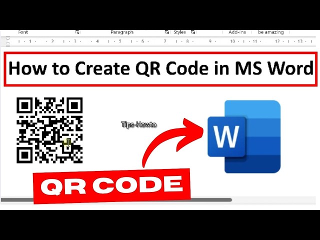Create QR Code in Microsoft Word Without Any Software Easy Method 2026