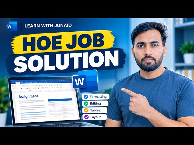 Exp22 Word Ch01 HOE Job | Step-by-Step Solution
