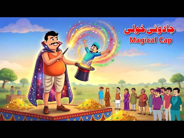 Magical Cap | Pashto Moral & Funny Story | Khan Cartoon