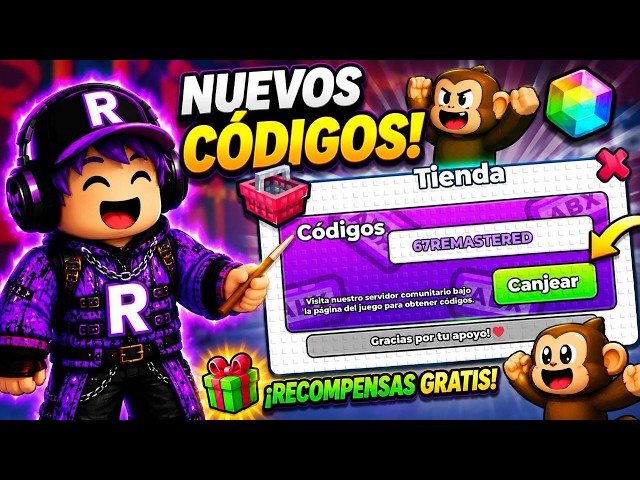 6 SECRET CODES! 😱 GET FREE REWARDS 🎁🔥 +1 Speed in Escape the Monkey