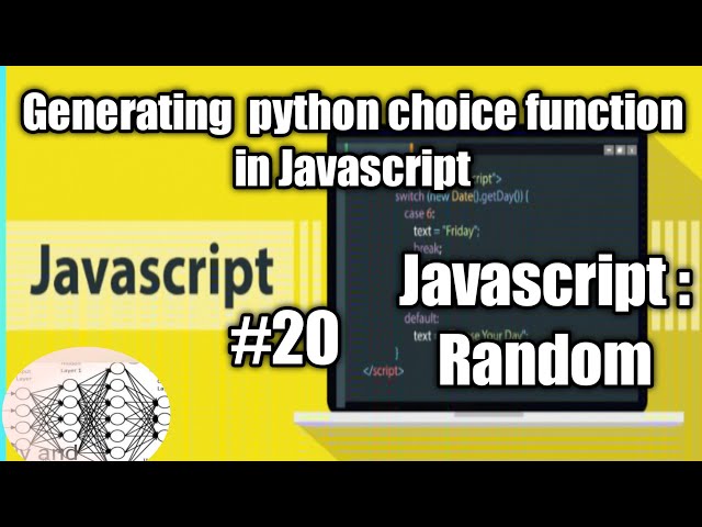 #javascript #random Random in Javascript| Make python choice function in  Javascript  Javascript#20