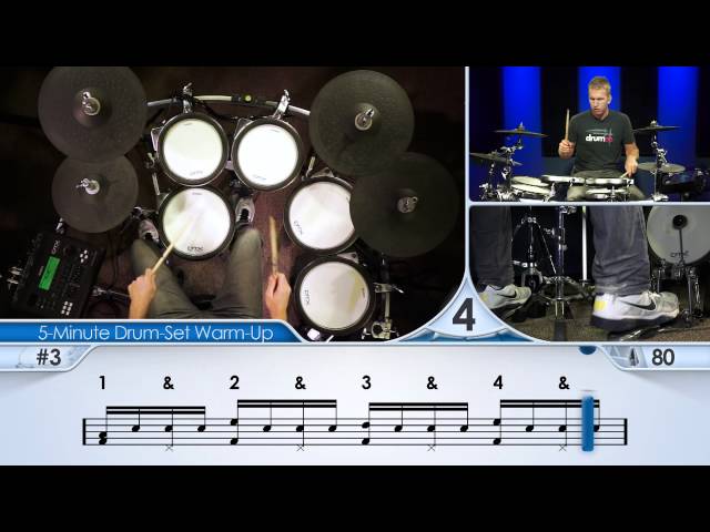 5-Minute Drum-Set Warm-Up (Intermediate) - Drum Lesson