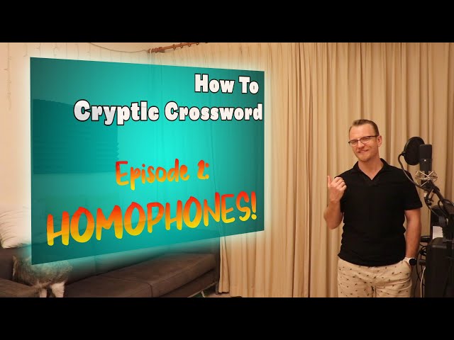 How To Cryptic Crossword - Ep 2: Homophones