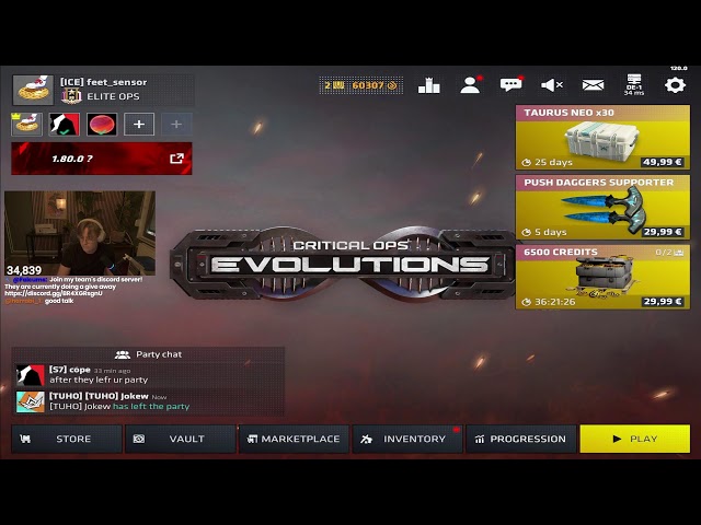 🔴Critical Ops Live Ranked In Elite Ops