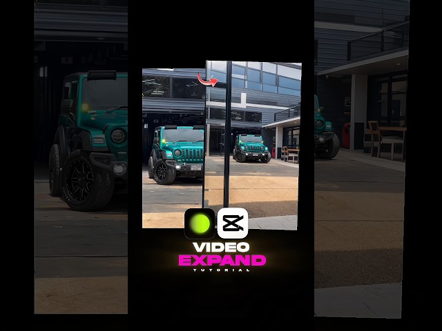 Ai Video Expand Tutorial in Capcut & Hypic #shorts #edit #tutorial