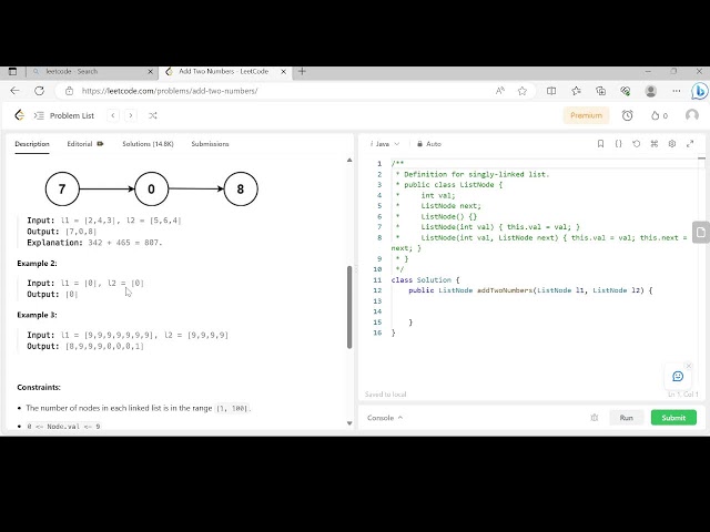 Leetcode Problem solving - (from scratch to average ) #7