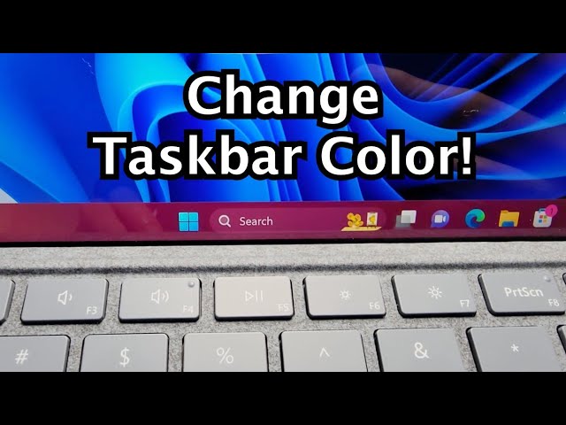 How to Change Taskbar Color on Windows 11 or 10 PC