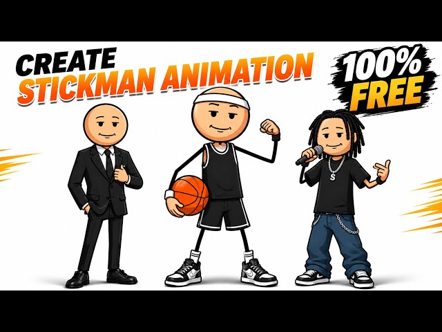 Create Professional Stickman Animation Videos Using AI (100% FREE)