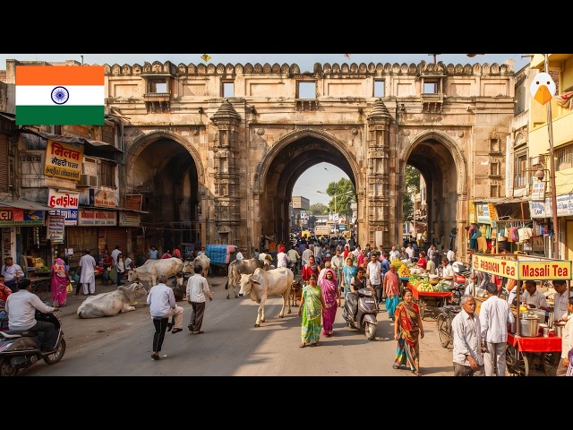 Ahmedabad, India🇮🇳 UNESCO World Heritage City with Rich Culture (4K HDR)