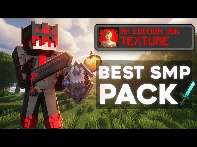 Best Minecraft MCPE 1.26 RKMC GAMERZ 30K SMP PVP Texture Pack 🔥 | PE, JAVA