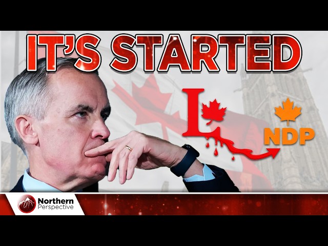 Mark Carney is Losing Support To The NDP, And It's Just Beginning
