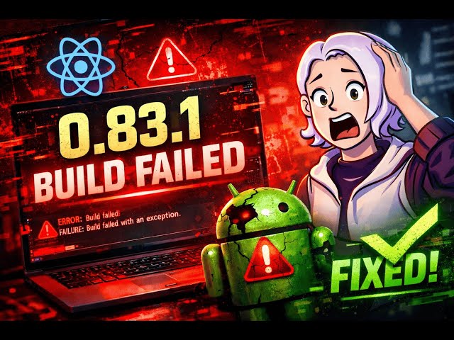 React Native 0.83.1 New Project Not Running? 🔥 Fix in 5 Minutes (NDK Issue)