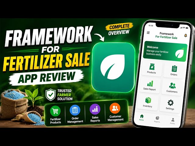 Framework For Fertilizer App | How to Use Framework For Fertilizer App | Framework App Review