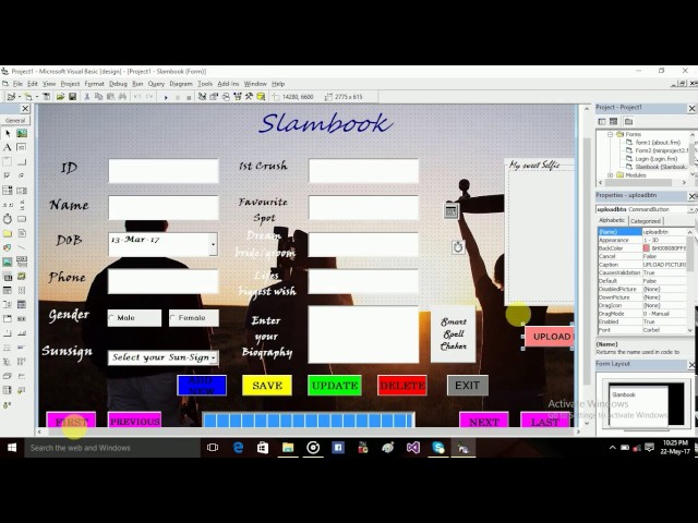 how to create visual basic 6.0 SLAMBOOK projects with source code