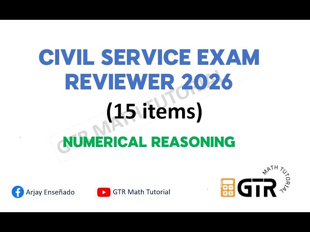 Civil Service Exam Reviewer 2026 Professional