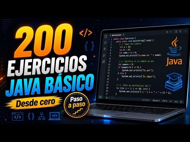 Curso de 200 ejercicio de Java basico desde cero