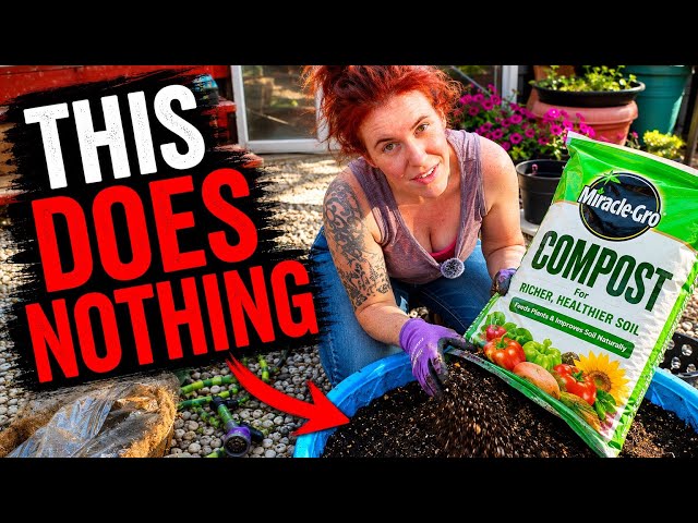 Your Potting Soil Isn’t Alive…STOP adding compost