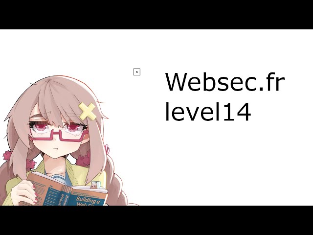 Websec.fr - level14
