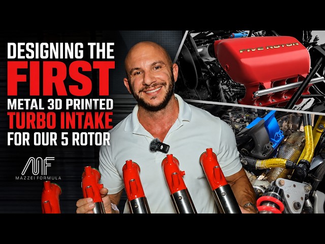 Designing the World's First Metal 3D-Printed 5-Rotor Intake Manifold