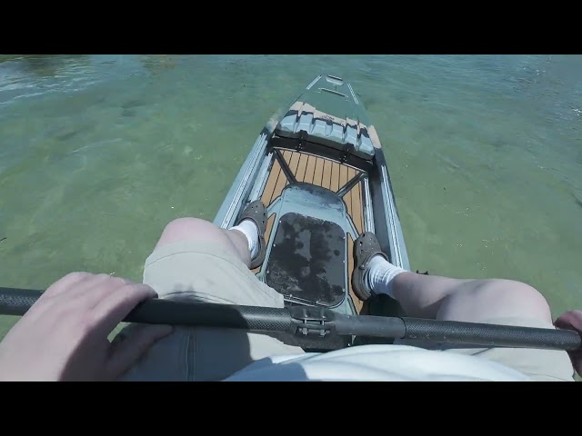Testing the Kaku Guru - first time on a Kayak