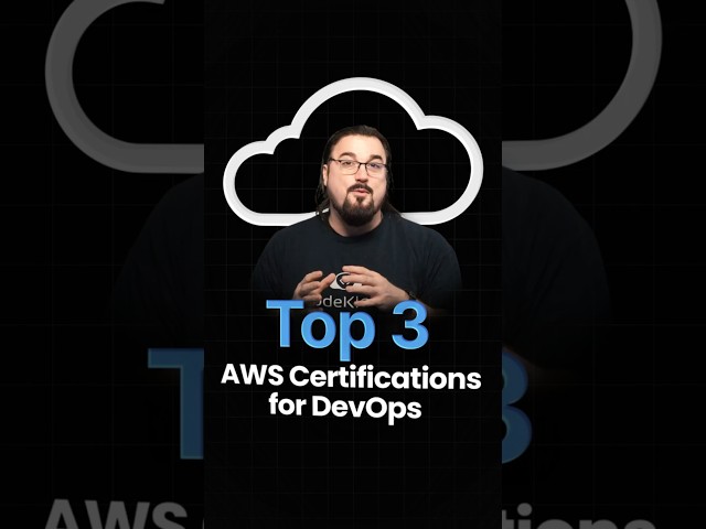 Top 3 AWS Certifications for DevOps Engineers in 2025