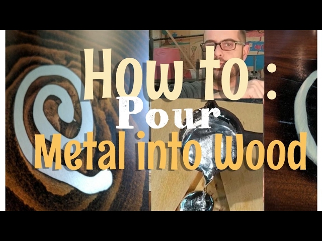 How to | Metal inlay in Wood #popularmmos #playbutton
