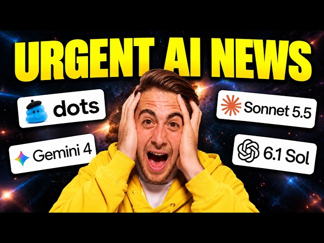The CRAZIEST AI News Announced This Week (ChatGPT Pages, GPT 6.1 Sol, Sonnet 5.5, Gemini 4 & More)