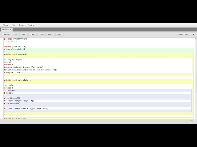 Blue Java : constructor part 5