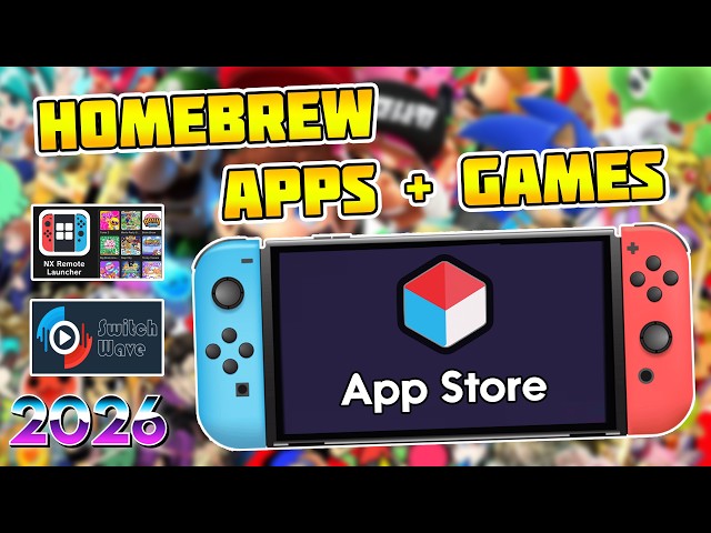 Download Free Homebrew Apps + Games directly on your Switch! | Homebrew Appstore Setup Guide 2026