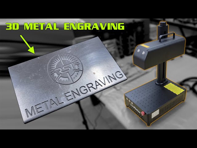3D Metal Engraving W/ ComMarker B4 Fiber Laser