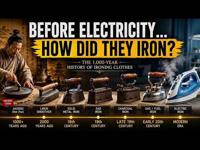 How People Ironed Clothes Before Electricity | The 1,000-Year History of Iron
