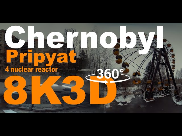 Chernobyl VR 3D 360, Pripyat city, No. 4 nuclear power reactor, reactor control room.