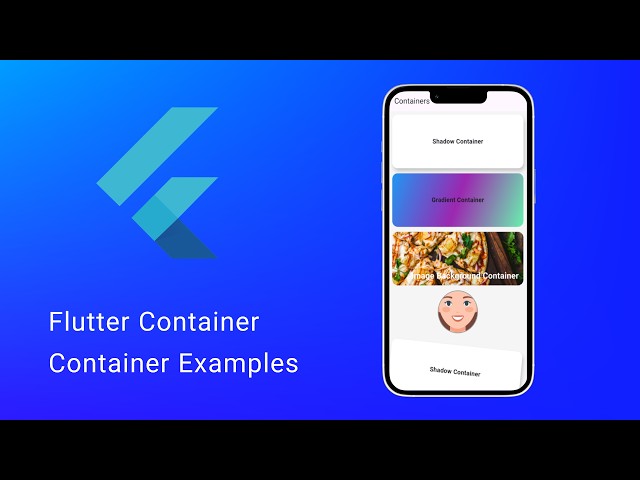 Flutter Container Examples | Shadow, Gradient, Image & More