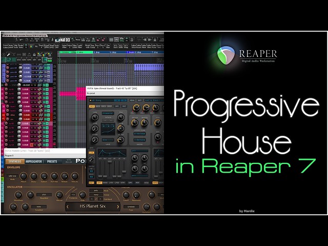 🔴  ░P░r░o░g░r░e░s░s░i░v░e░ ░H░o░u░s░e░  in  Reaper7 #progressivehouse #electronicmusic