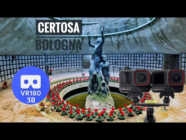 [8K][3D][VR180] Certosa, Bologna (Meta Quest optimised)