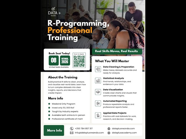 R Programming Professional Training | Day 3 | Pipes, Data Cleaning & Visualization