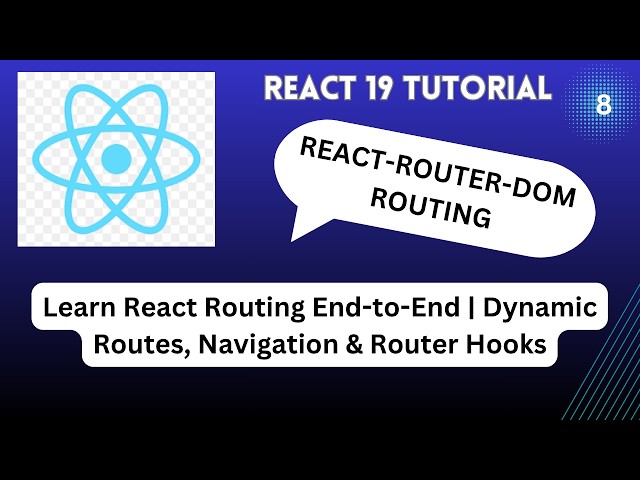 React Routing Complete Guide 🚀 | useParams, useNavigate, useLocation, useSearchParams & More