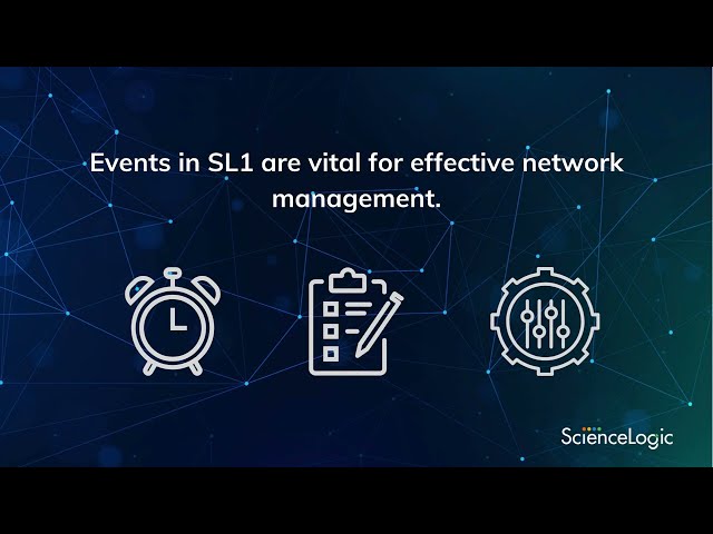 Event Management Overview in ScienceLogic Skylar One