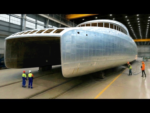 Building the Largest High-Speed Catamaran (China Zorrilla) – Mega Factory Documentary🚢
