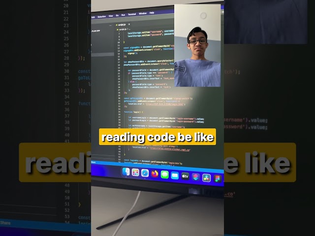 Reading code be like 😂 #coding #comedy #tech