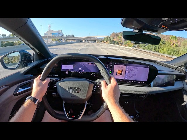 2027 Audi S6 Sportback e-tron - POV Test Drive (Binaural Audio)