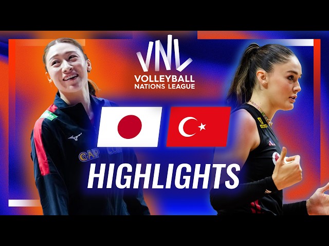 Japan 🇯🇵 vs. Türkiye 🇹🇷 - Highlights | Week 3 | Women's VNL 2026