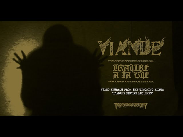 VIANDE (France) - Traitre a la Vie OFFICIAL VIDEO (Death Metal) #transcendingobscurity #deathmetal