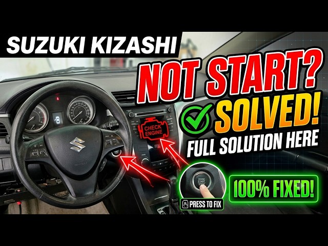 Suzuki kizashi not start easy solution.